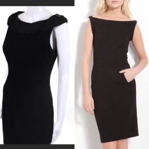 DVF Boatneck Black Dress